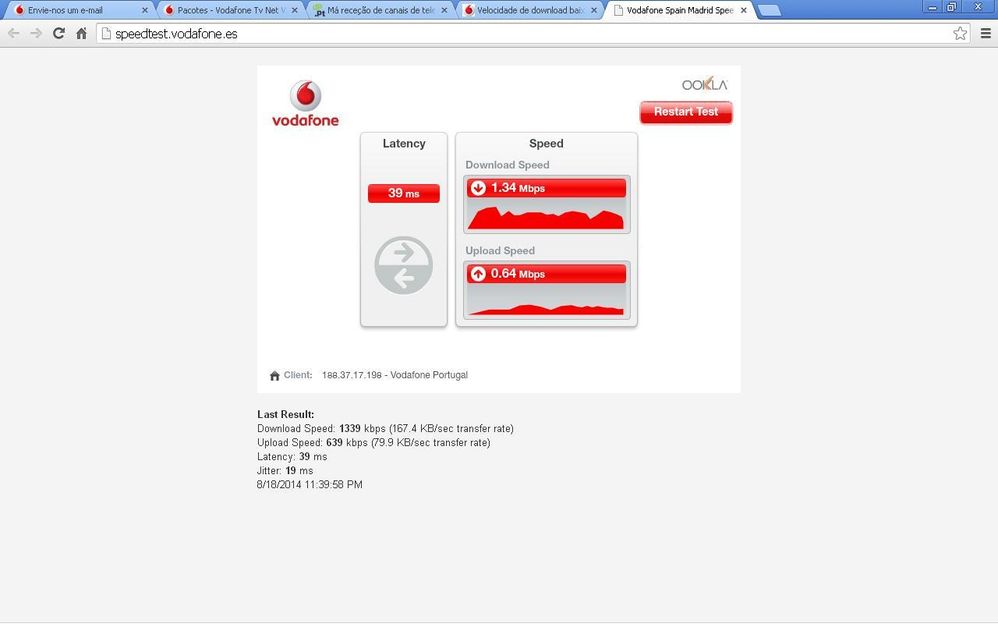 teste velocidade vodafone