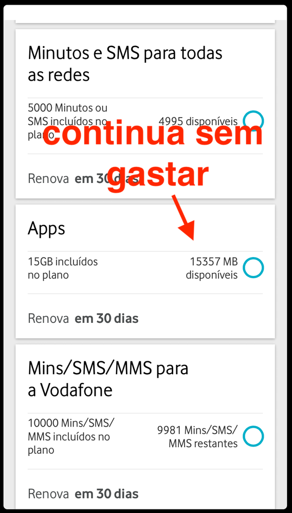 Não gastou das apps "free"