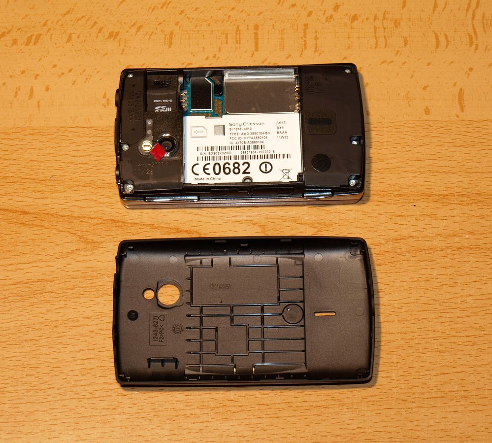 telemovel desmontado